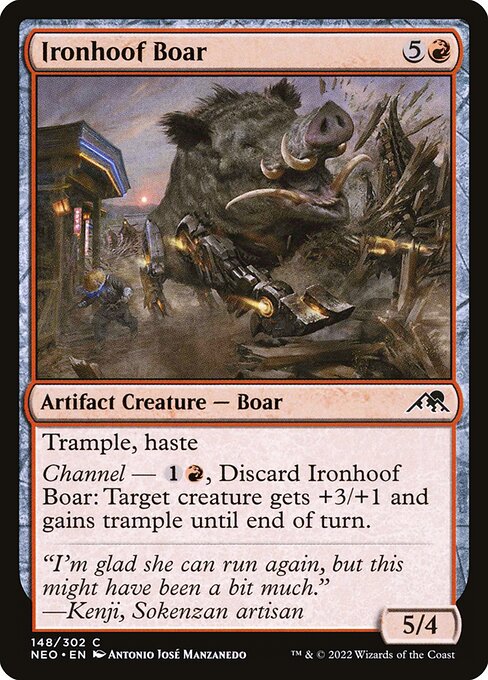 Ironhoof Boar NEO #148 Non-Foil