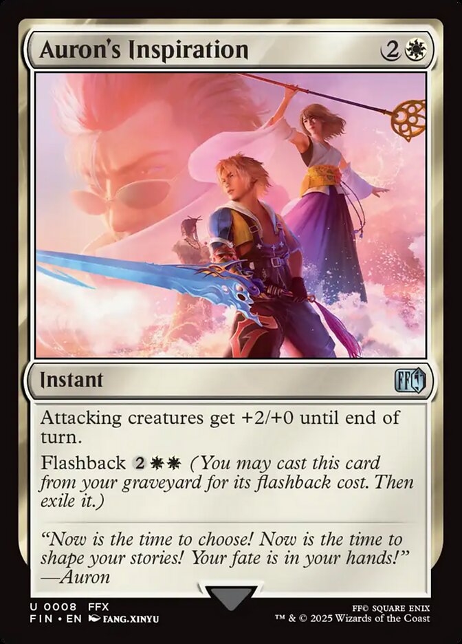 Auron's Inspiration - 8 (Foil) (JP)