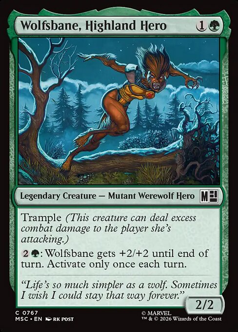 Wolfsbane, Highland Hero - 767 (Foil)