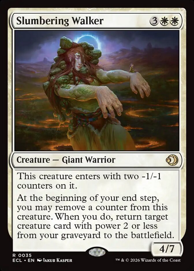 Slumbering Walker ECL #35 Foil