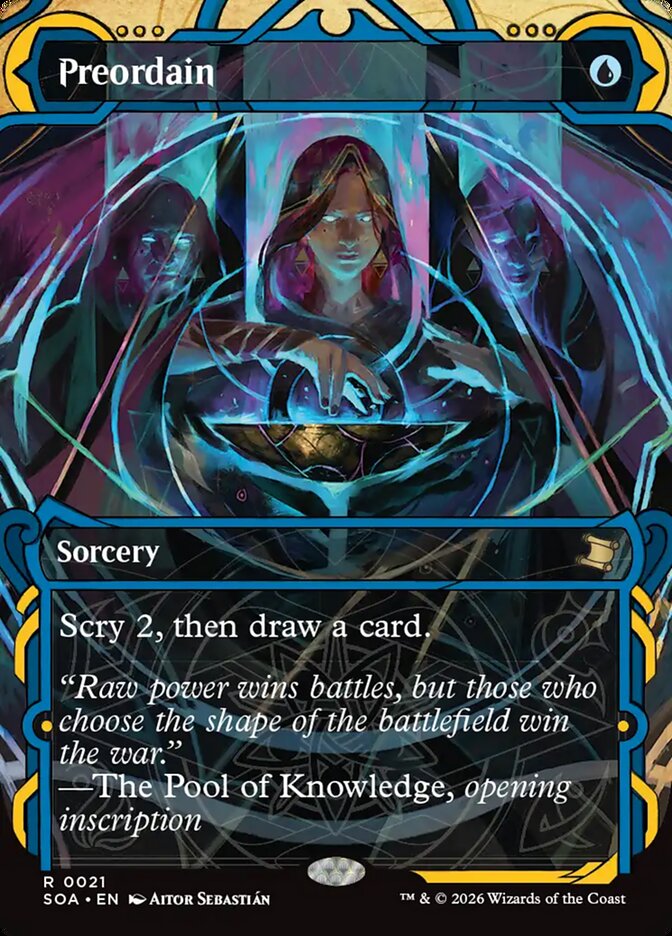 Preordain - 21 (Foil)