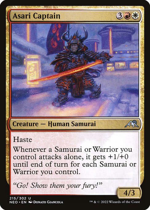 Asari Captain NEO #215 Non-Foil