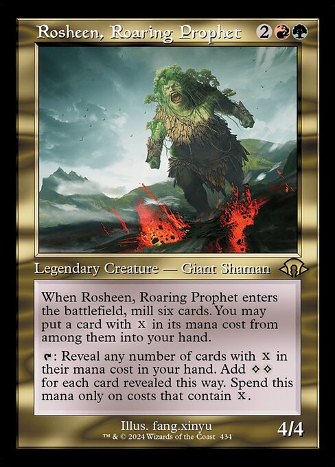 Rosheen, Roaring Prophet Retro - 434 (Normal) Near Mint_Non-Foil