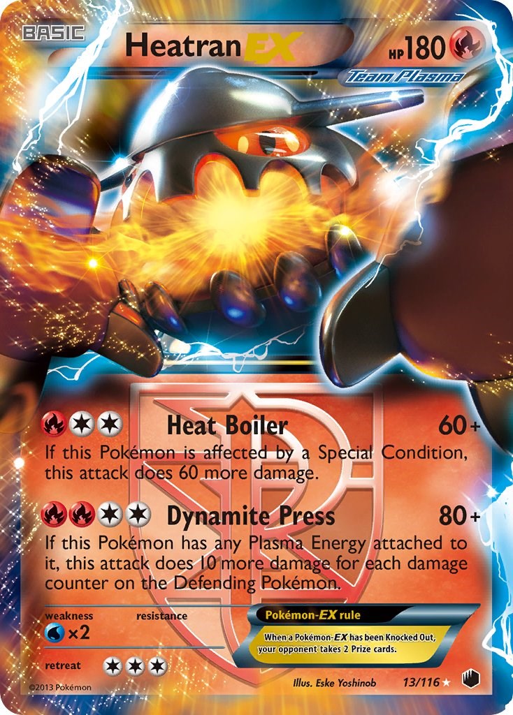 Heatran EX (Team Plasma) - 13/116 (Holo)