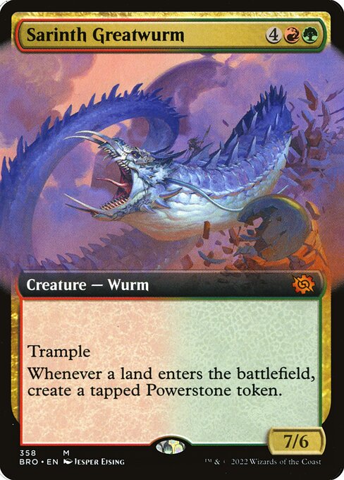 Sarinth Greatwurm BRO #358 Non-Foil