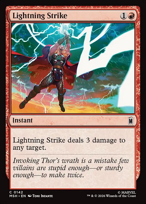 Lightning Strike - 142 (Foil)