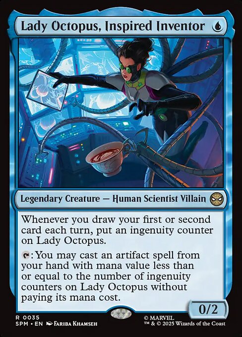 Lady Octopus, Inspired Inventor SPM #35 Foil