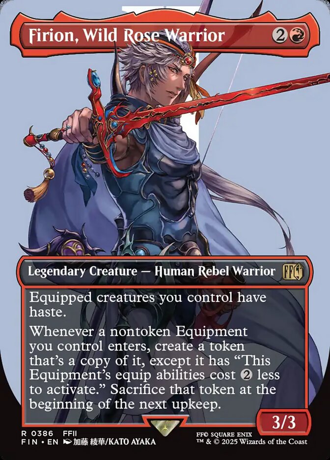 Firion, Wild Rose Warrior - 386 (Foil) (JP)