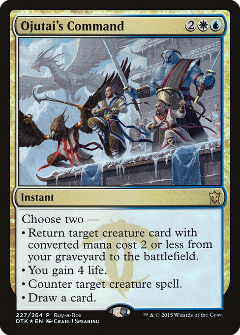 Ojutai's Command - PDTK #227 Foil