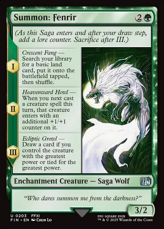 Summon: Fenrir - 203