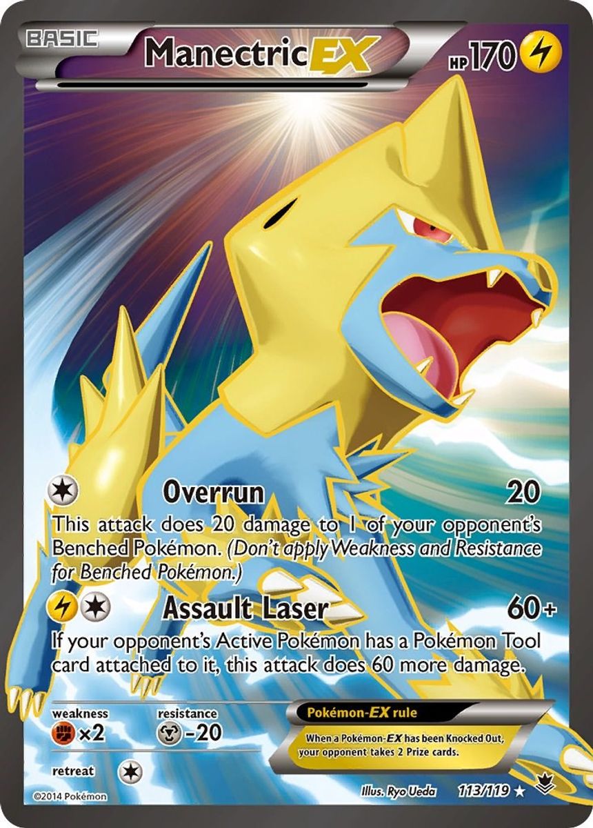 Manectric EX (113 Full Art) - 113 (Foil) Near Mint_Foil