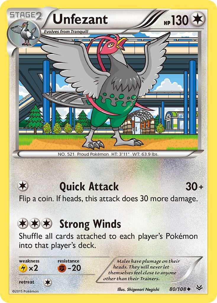 Unfezant (80) – XY - Roaring Skies