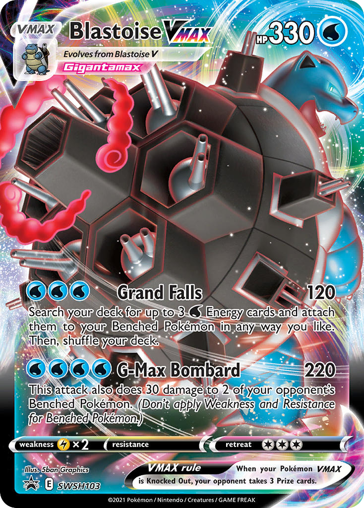 Blastoise VMAX - SWSH103 (Foil) Near Mint_Foil