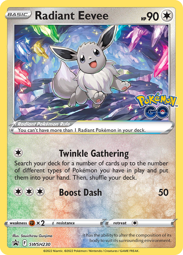 Radiant Eevee - SWSH230 (Foil) Near Mint_Foil