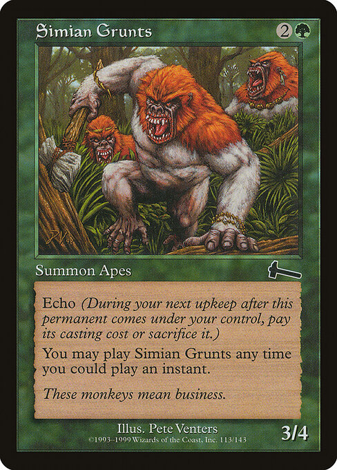 Simian Grunts ULG #113 Non-Foil