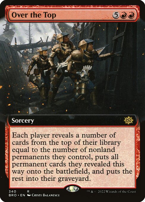 Over the Top BRO #340 Foil