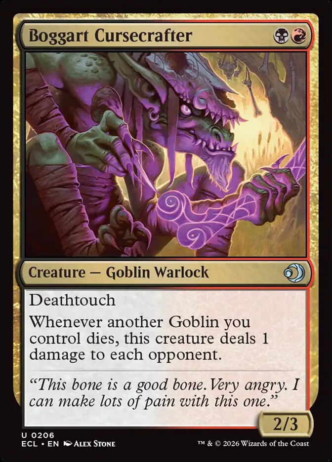 Boggart Cursecrafter - 206 (Foil)