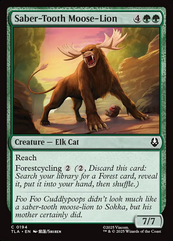 Saber-Tooth Moose-Lion - 194
