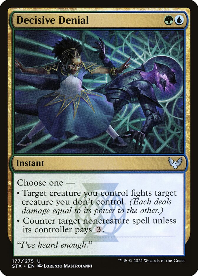 Decisive Denial - 177 (Foil)