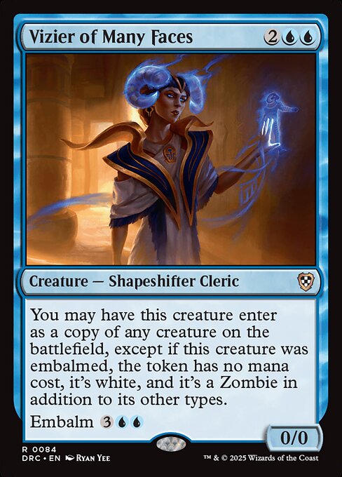 Vizier of Many Faces DRC #84 Non-Foil