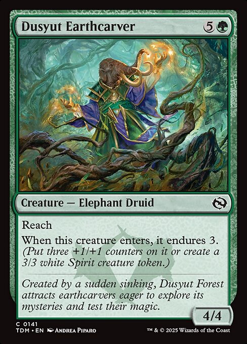 Dusyut Earthcarver - 141 (Normal) Near Mint_Non-Foil