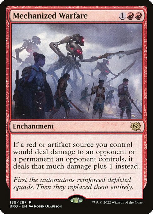Mechanized Warfare BRO #139 Foil