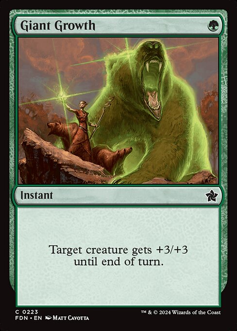 Giant Growth (Non Foil) near_mint