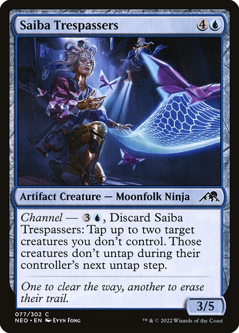 Saiba Trespassers NEO #77 Non-Foil