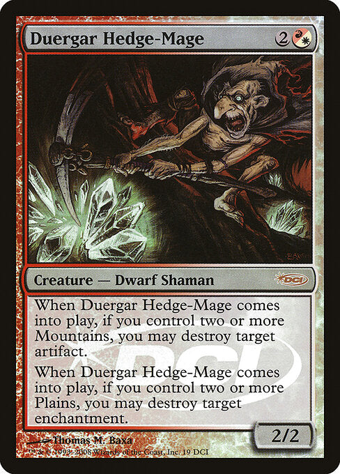 Duergar Hedge-Mage - DCI #19 Foil