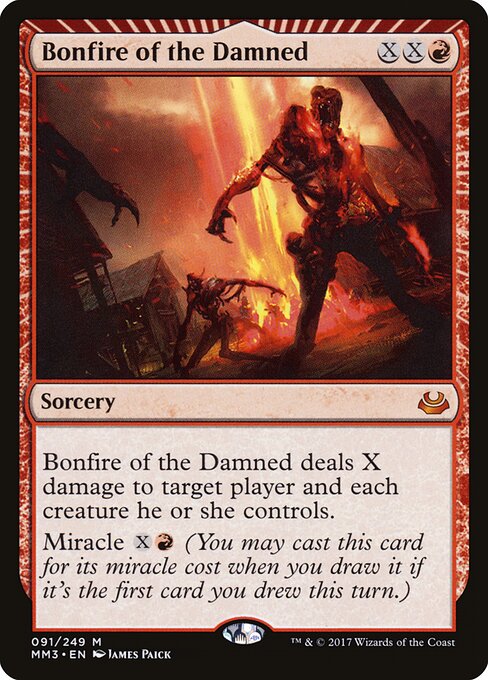 Bonfire of the Damned MM3 #91 Non-Foil