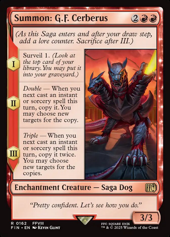 Summon: G.F. Cerberus - 162