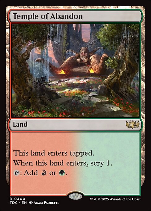 Temple of Abandon TDC #400 Non-Foil