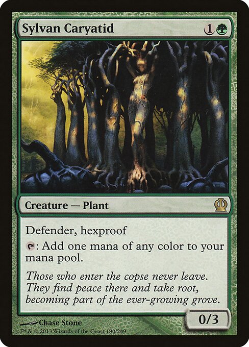 Sylvan Caryatid - THS #180 Foil