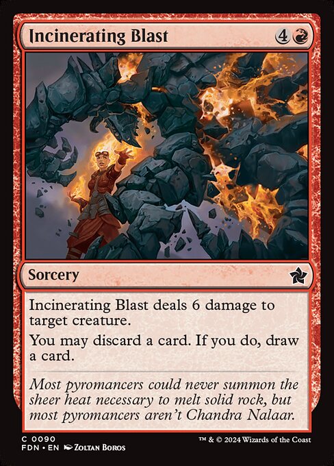 Incinerating Blast (Non Foil) near_mint