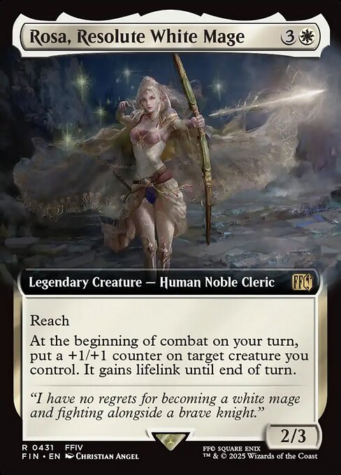 Rosa, Resolute White Mage - 431 (Normal) Near Mint_Non-Foil