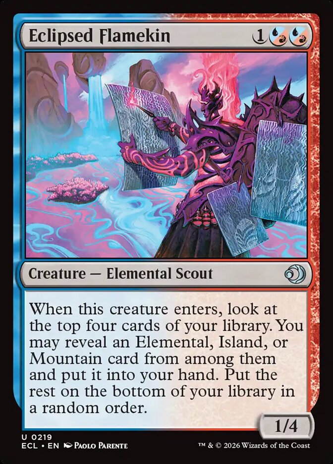 Eclipsed Flamekin - 219 (Foil)