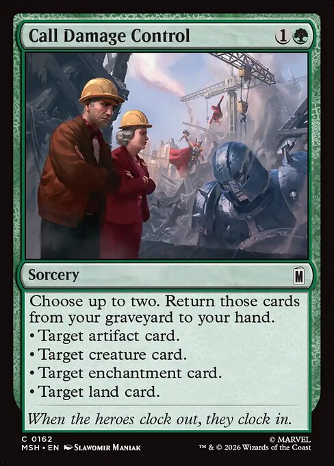Call Damage Control - 162 (Foil)