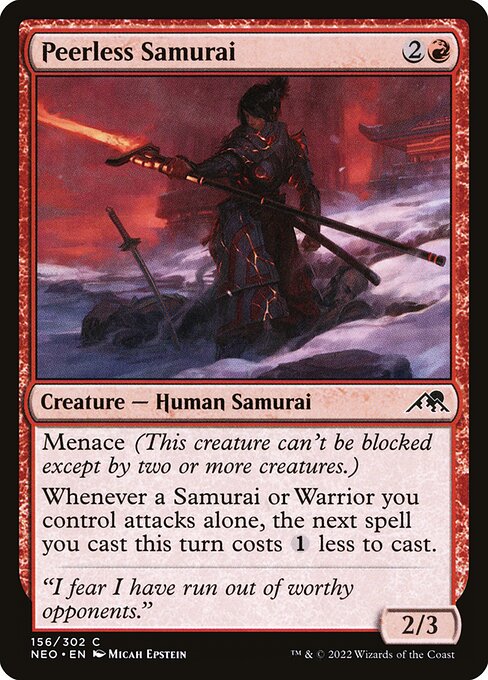 Peerless Samurai NEO #156 Non-Foil