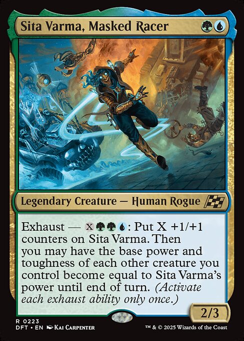 Sita Varma, Masked Racer DFT #223 Non-Foil