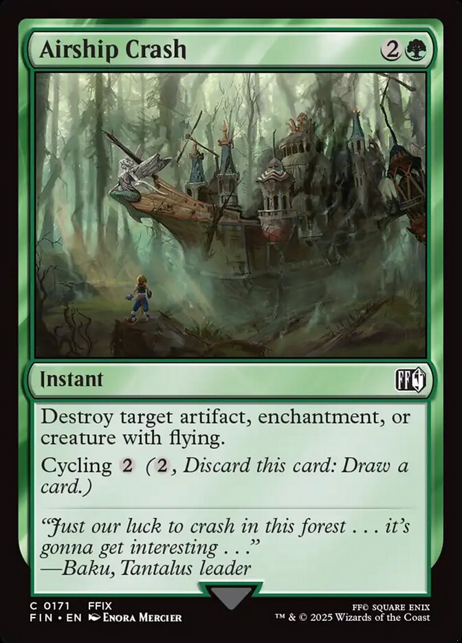 Airship Crash - 171 (Foil) (JP)