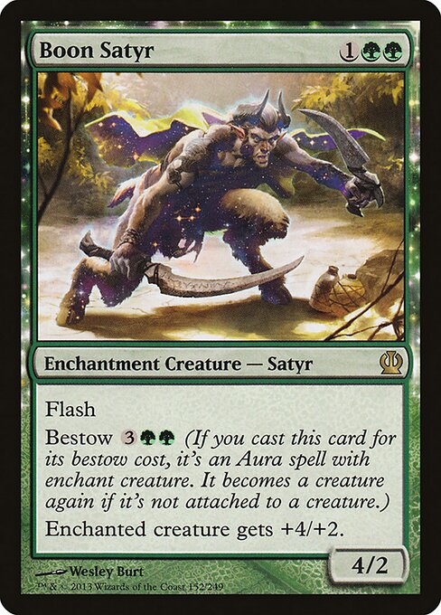 Boon Satyr - THS #152 Foil