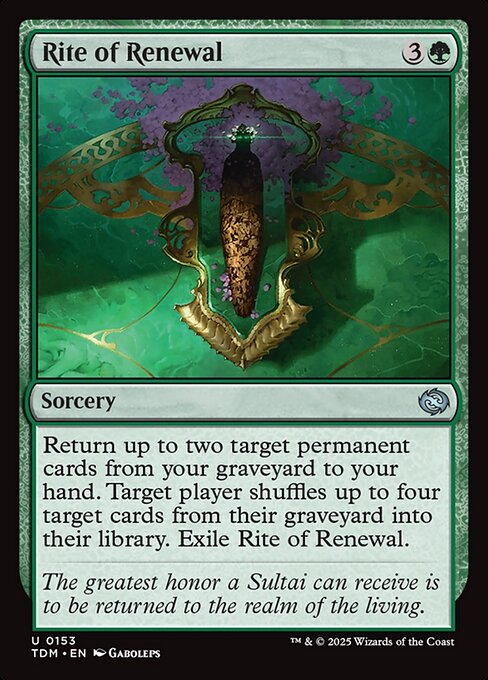 Rite of Renewal - TDM #153