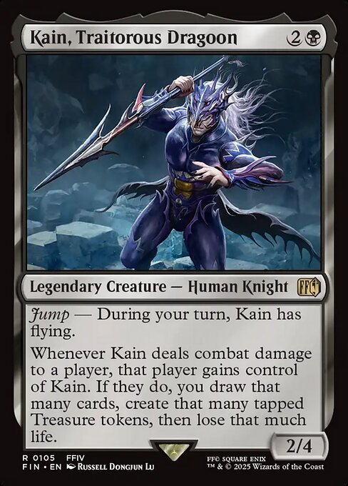 Kain, Traitorous Dragoon - 105 (Normal) Near Mint_Non-Foil