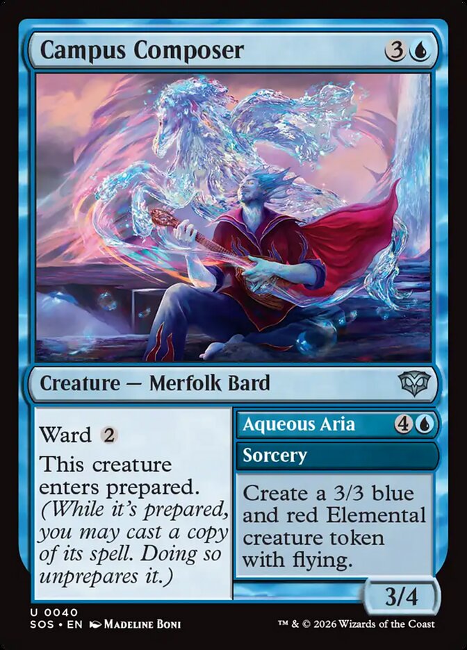 Campus Composer // Aqueous Aria - 40 (Foil)