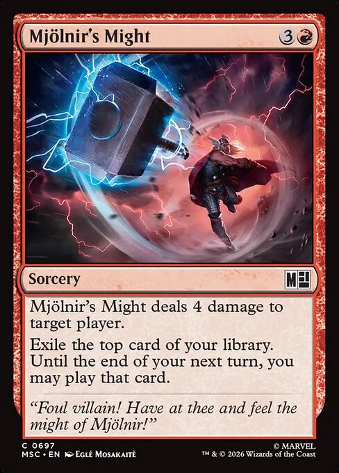 Mjölnir's Might - 697 (Foil)