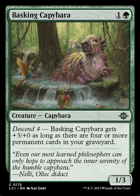 Basking Capybara - LCI #175