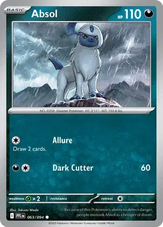 Absol - 063/094 (Reverse Holo)