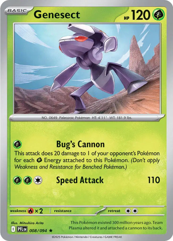 Genesect - 008/094 (Reverse Holo)