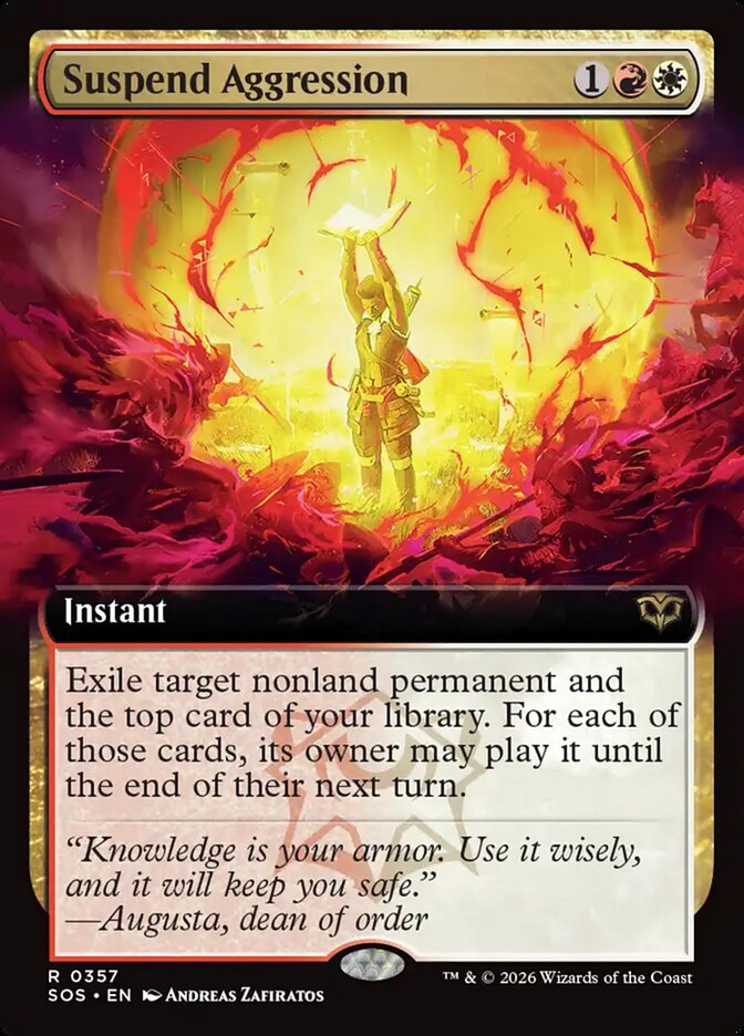 Suspend Aggression - 357 (Foil)