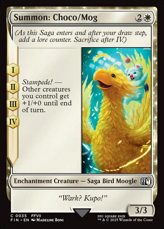 Summon: Choco/Mog - 35 (Foil) (JP)